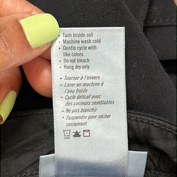 PAIGE edgemont black skinny zipper jean - Picture 14 of 14